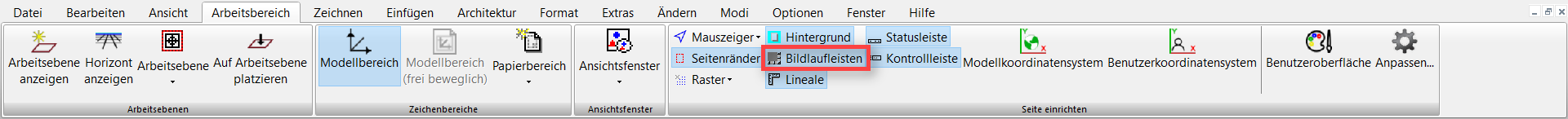 Bildlaufleisten